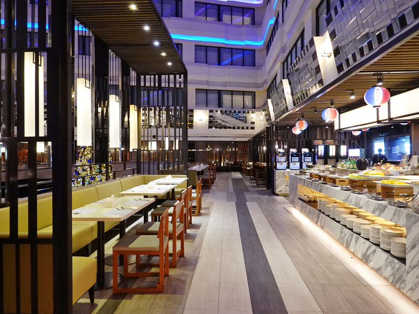 台北市中正區台北中正—魅麗海 中庭餐廳｜百元吃粗飽半自助Buffet｜西門町、德立莊酒店、秀山街