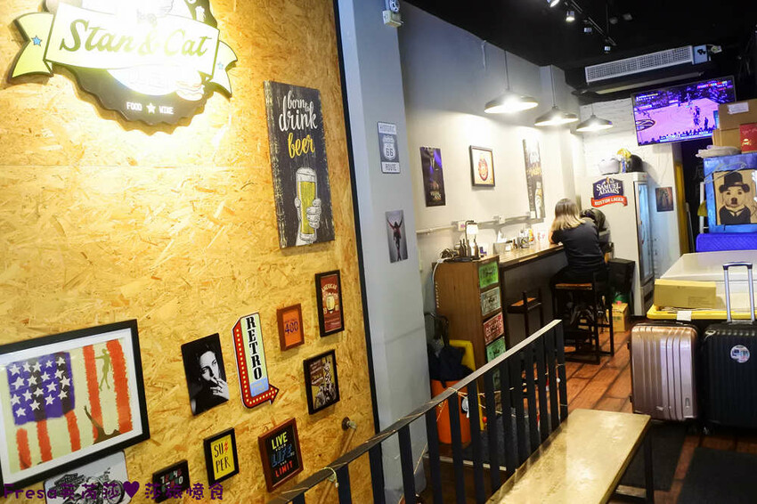 台北漢堡【史丹貓美式餐廳】西門町聚餐推薦！全日供餐松露香！比臉大的牛肉漢堡│義大利麵│運動賽事│萬華美食 - Fresa芙芮莎♥莎旅憶食