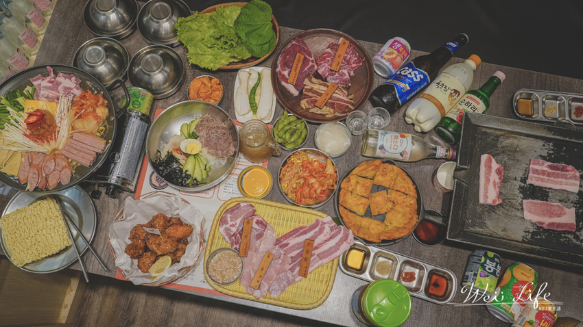高雄韓式料理推薦//Meogeo韓式燒肉,韓國美食同步讓你滿嘴韓國味、韓式炸雞、炸彈酒、韓國調酒、部隊鍋 - Wei笑生活