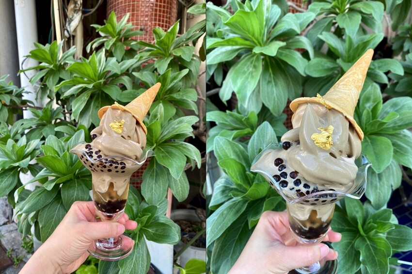 知名愛玉冰店 開賣霜淇淋 和冰淇淋聖代 / 菜單上看不到.直接點