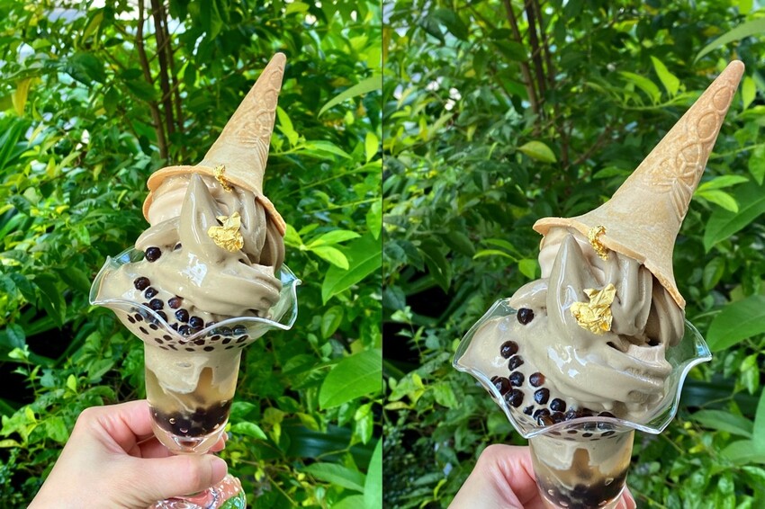 知名愛玉冰店 開賣霜淇淋 和冰淇淋聖代 / 菜單上看不到.直接點