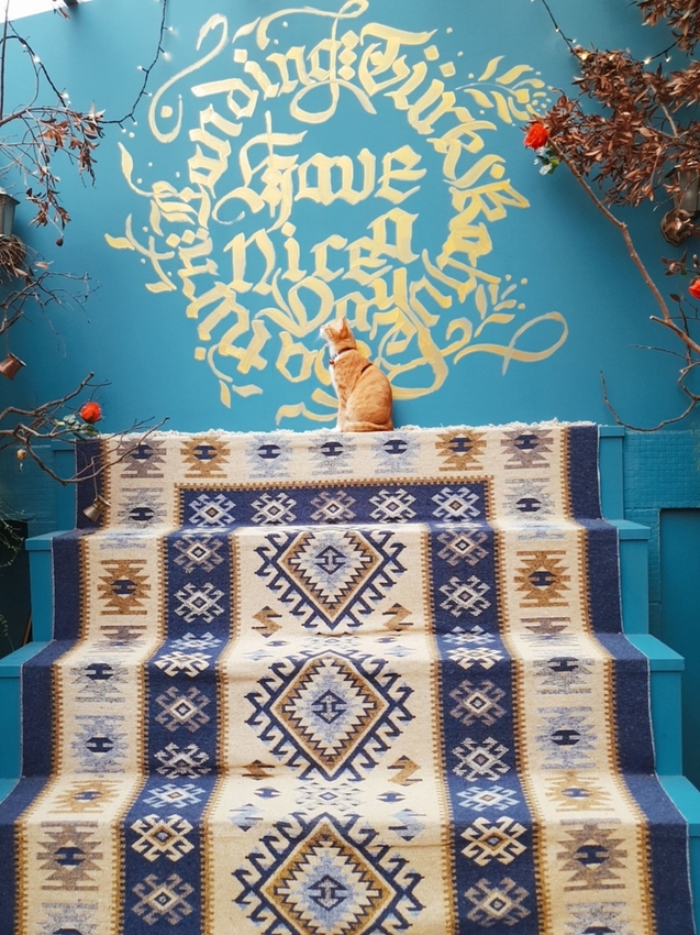 200918.jpg - 【台北.東門站】登陸土星永康店友善寵物咖啡廳。土耳其咖啡超好喝。藍色系網美店超好拍