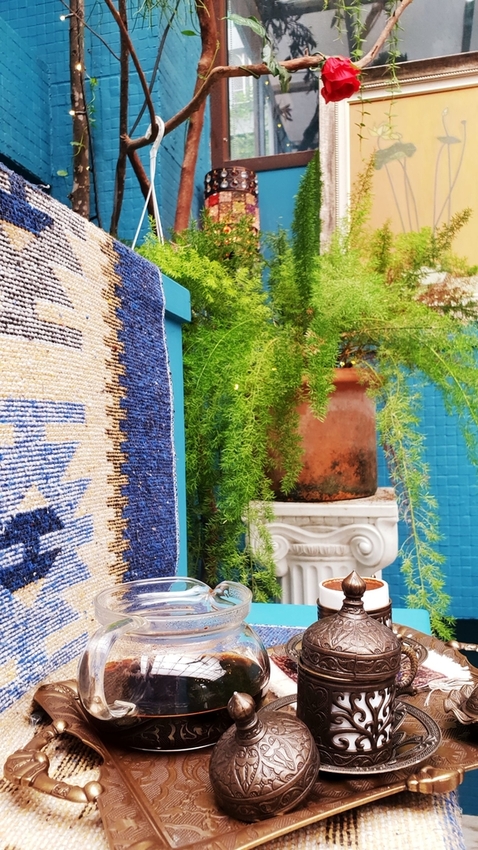 200867.jpg - 【台北.東門站】登陸土星永康店友善寵物咖啡廳。土耳其咖啡超好喝。藍色系網美店超好拍