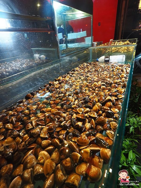 桃園中壢美食-烤貝烤牡燒烤店-路邊攤的價格卻能舒適的室內用餐環境，超大生蠔七顆只要70元  (邀約) @民宿女王芽月-美食.旅遊.全台趴趴走