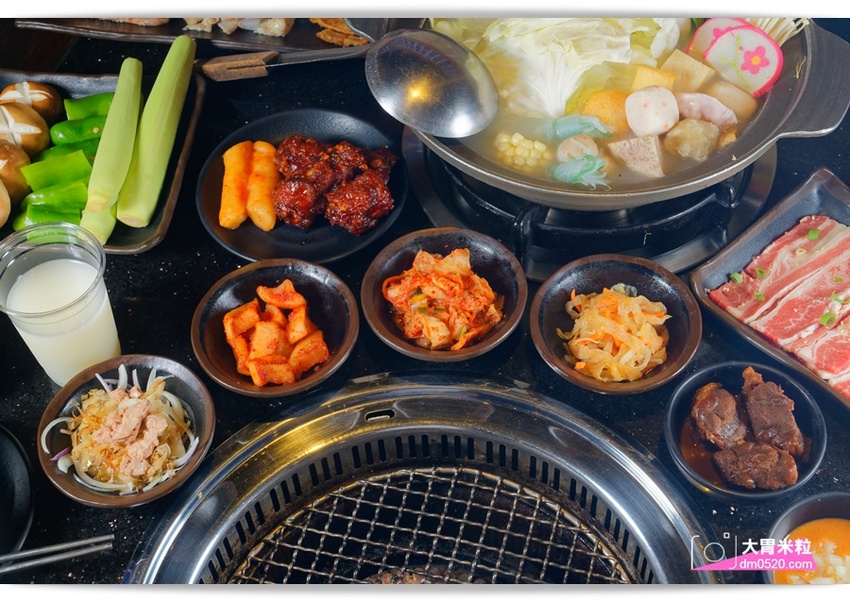 台北宵夜場推薦,醬太郎日式燒肉 吃到飽,午餐549/晚餐.假日649/免收服務費,招牌牛舌/松阪豬/羊排/韓式炸雞/啤酒無限暢飲,中山站燒肉推薦 - 大胃米粒 DAVID & MILLY