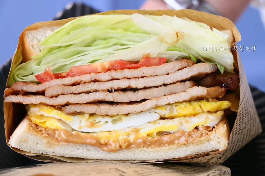 北投最強早午餐「丰騰號」四倍肉蛋吐司、芋泥珍珠、性感姨母鳳梨冰茶、菜單價位(捷運唭哩岸站)