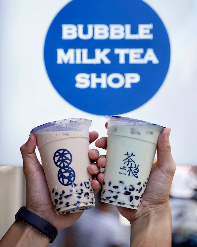 『茶棧-竹北總店』老一輩人的回憶，一賣就是近30年！現在不只有竹北喝得到，新竹也有門市啦！清水模裝潢文青好拍照！(內有菜單/分店資訊可以參考) - 阿華田的美食日記