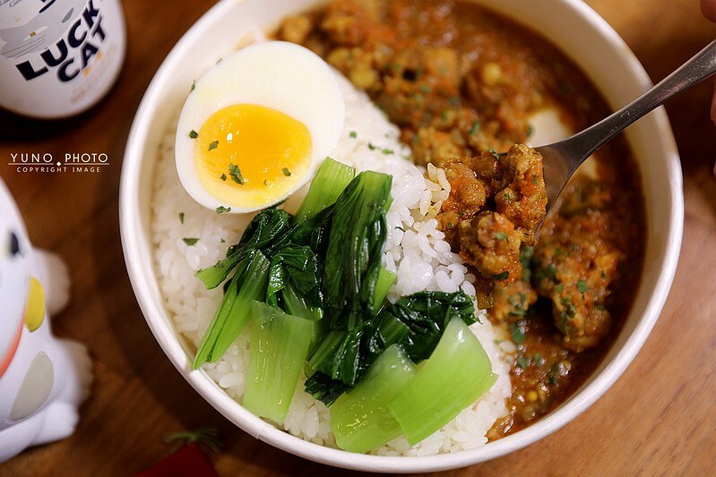 笑貓咖哩咖哩飯專賣店南京復興微風廣場隱藏美食258