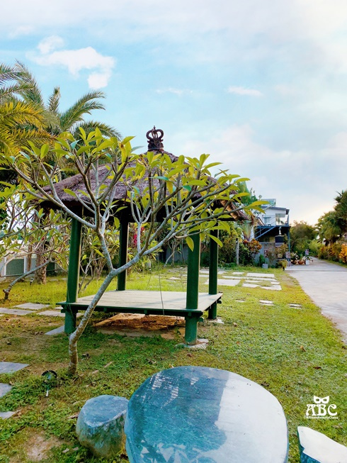 雲林住宿|古坑棕櫚島民宿,樓中樓villa私人專屬庭院,大理石浴池!