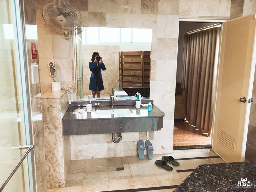 雲林住宿|古坑棕櫚島民宿,樓中樓villa私人專屬庭院,大理石浴池!