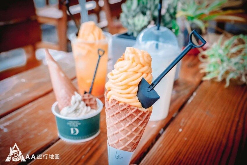 霜淇淋與氣泡飲