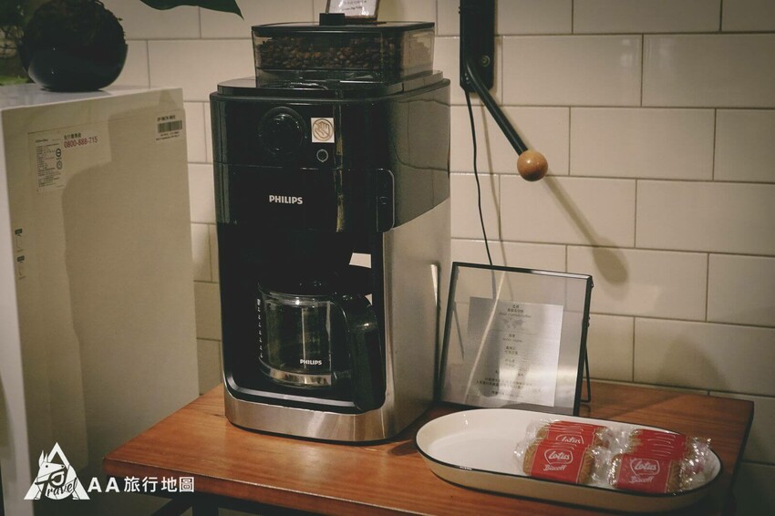 免費提供的咖啡與餅乾