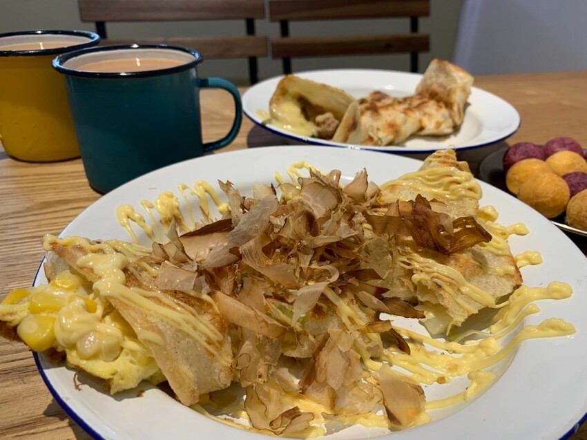 【台北】信義美食｜早安！一餅 露營風早餐蛋餅店 超豐盛大份量蛋餅 信義區永春站高cp值美食