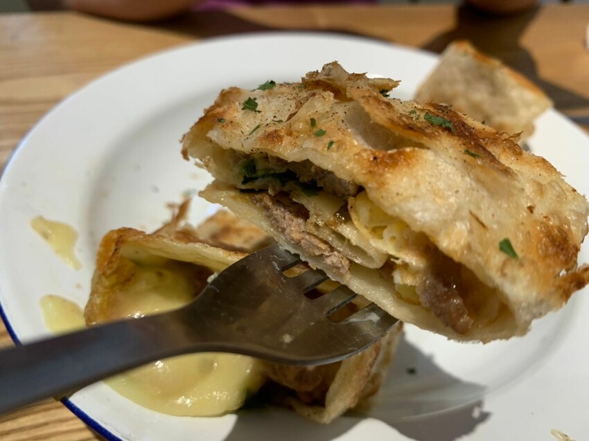 【台北】信義美食｜早安！一餅 露營風早餐蛋餅店 超豐盛大份量蛋餅 信義區永春站高cp值美食