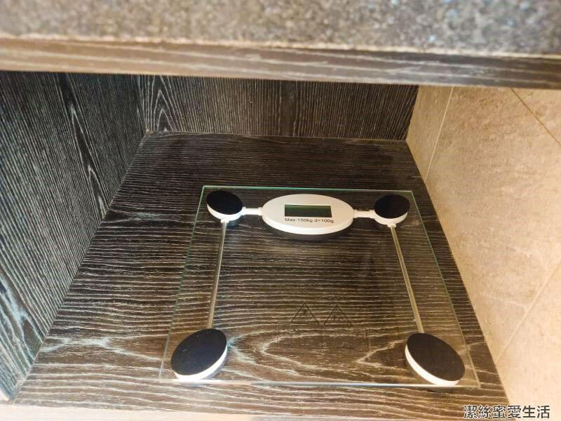 秧悦美地度假酒店 體重計