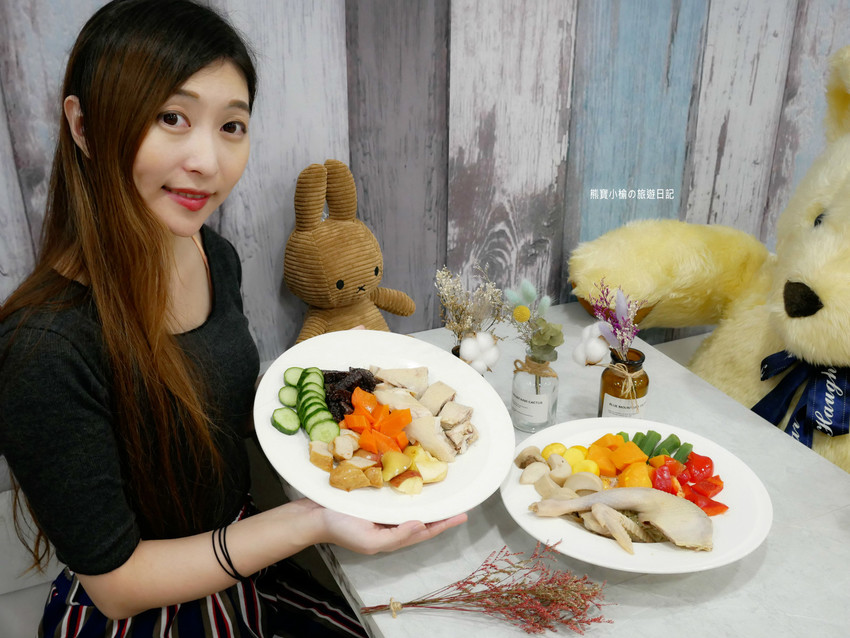 【台中北區美食】不吃不可鹹水雞,輕食好選擇,清爽少油隱藏版外送美食!台中必吃小吃推薦,內文附詳細菜單介紹。 @熊寶小榆の旅遊日記