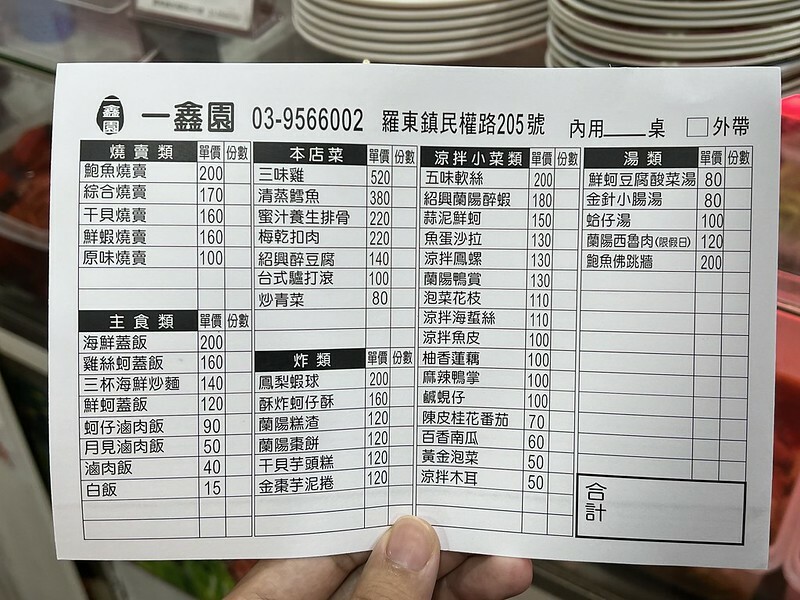 (羅東美食)一鑫園小吃~爆量蚵仔滷肉飯、招牌手工燒賣!宜蘭特