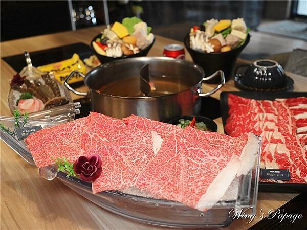 和牛火鍋推薦，大魔大滿足鍋物板橋民生店 ，頂級日本A5和牛商