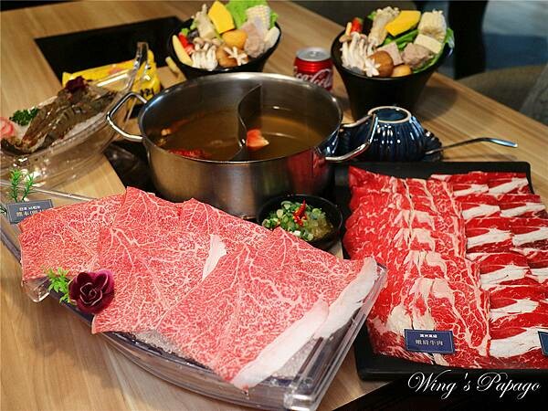 和牛火鍋推薦，大魔大滿足鍋物板橋民生店 ，頂級日本A5和牛商