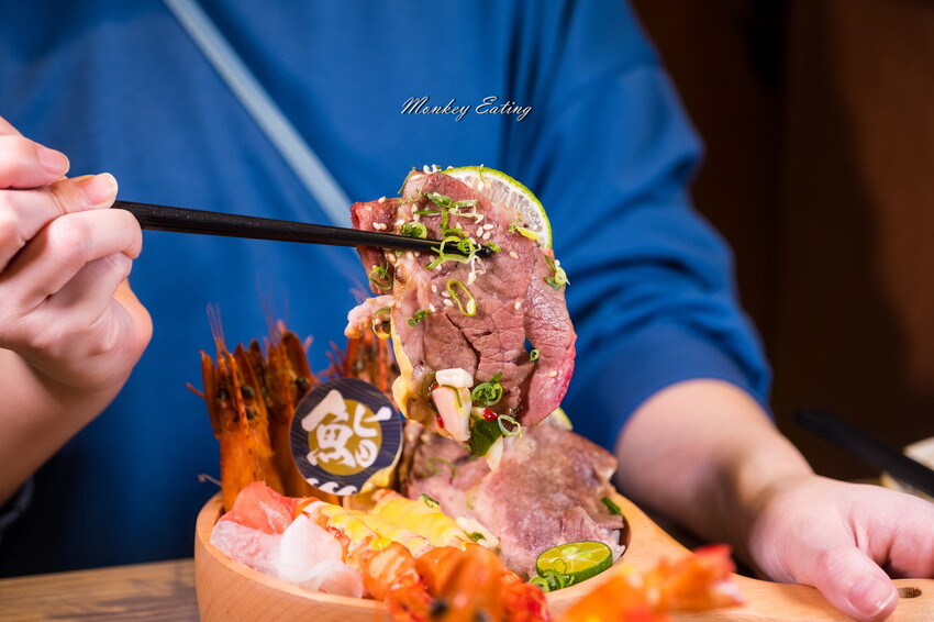 【台中日本料理】小鮨食事│高CP值平價日料，創意握壽司丼飯，厚切生魚片超新鮮！ - 貪吃猴的幻想