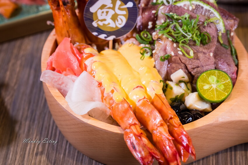 【台中日本料理】小鮨食事│高CP值平價日料，創意握壽司丼飯，厚切生魚片超新鮮！ - 貪吃猴的幻想