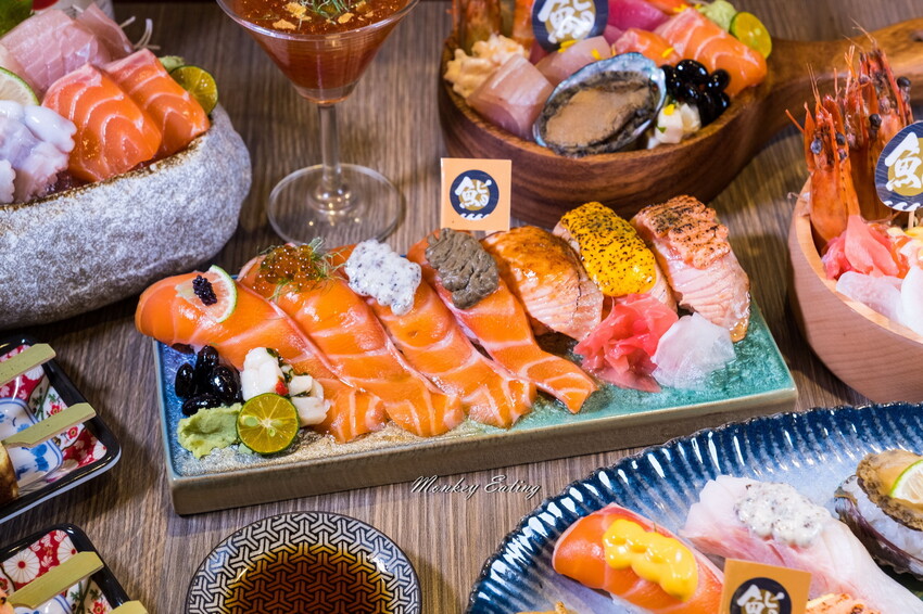 【台中日本料理】小鮨食事│高CP值平價日料，創意握壽司丼飯，厚切生魚片超新鮮！ - 貪吃猴的幻想