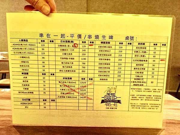 Jessica食記-「串在一起平價串燒/生啤」，台北大安區（東區）平價串燒推薦，CP值高與朋友週末晚上吃好吃的串燒與喝一杯首選，不收服務費