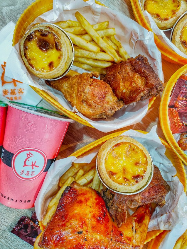 下午茶,中壢捷運,中壢火車站美食,中壢炸雞,中壢美食,中壢蛋塔,中壢蛋撻,桃園捷運,烤雞腿,遊戲室,香雞城 @民宿女王芽月-美食.旅遊.全台趴趴走