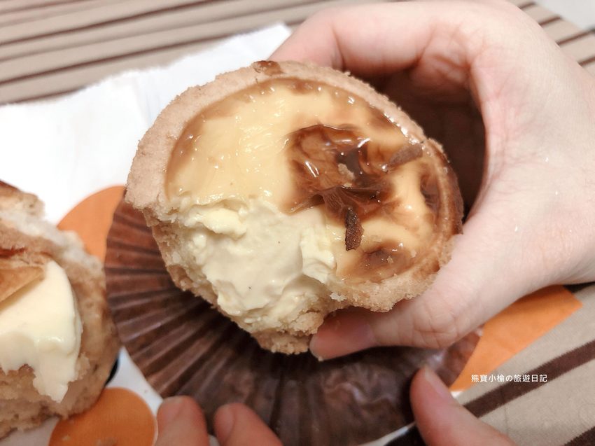 【新竹美食】兩津芙蓉蛋塔竹北店,竹北下午茶甜點推薦,現烤出爐熱騰騰蛋塔超好吃,還有冰火波羅不可錯過! @熊寶小榆の旅遊日記