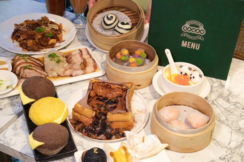 荷李活茶街 HOLLYWOOD STREET｜台北東區排隊創意港式料理，在Threads上爆紅的珍珠漏奶華! - 肉依小姐吃什麼