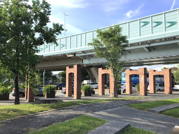 嘉義景點-番仔溝公園-大變身前後比照圖，煥然一新的開心樂園