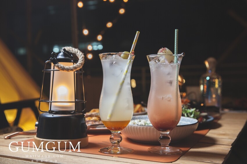 台北內湖美食｜GUMGUM NOT ONLY BEER & WINGS 雞翅啤酒吧內科店～內湖最美的戶外露營風餐酒館、超美的森林