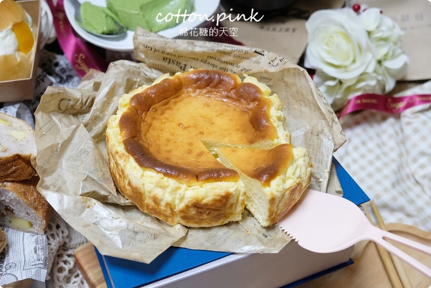 台中少見焙茶巴斯克蛋糕上架!糖印麵包芒果季商品、日本布丁同步推出 - 棉花糖的天空