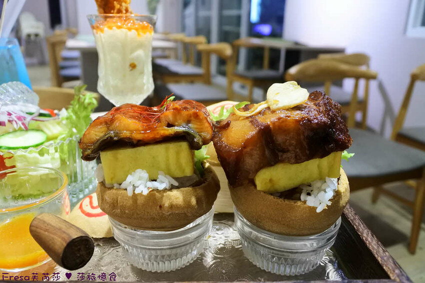 台南市中西區台南美食【丸飯食事處】丸碰餅結合烤鰻魚和東坡肉玉子燒太可愛又好吃│北門商圈│中西區美食