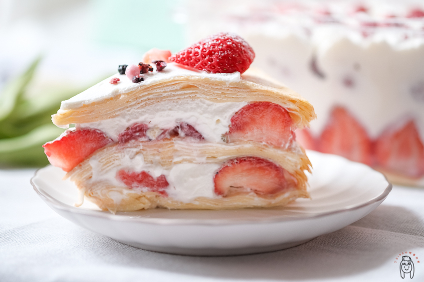 台南安平甜點|千金派,台南草莓季必吃!秋冬限定夢幻甜點草莓珠寶盒、千層蛋糕,只賣10月到1月!