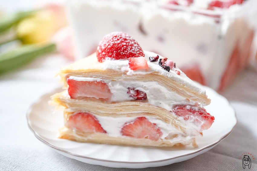 台南安平甜點|千金派,台南草莓季必吃!秋冬限定夢幻甜點草莓珠寶盒、千層蛋糕,只賣10月到1月!