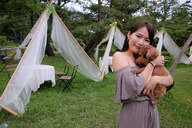 【南投縣魚池鄉】一晚千元有找/平價豪華露營/波西米亞神殿帳/松樹營地/拂水山莊