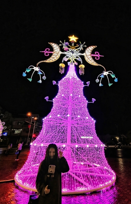 2020宜蘭耶誕燈節 ▏五大好拍亮點等你來收集！夢幻紫光耶誕樹、小丑歡樂箱、白色雪人燈海、駕著糜鹿的飛天耶誕老公公、網美必拍白色花園鳥籠！ @捲捲頭 Wonderful 品味。生活