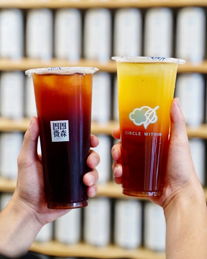 【圈圈微森-竹北三民店】新竹最愛的手搖飲料店『圈圈微森 Circle Within』也插旗竹北啦!還推出了全新的小雲朵芝士奶蓋系列~