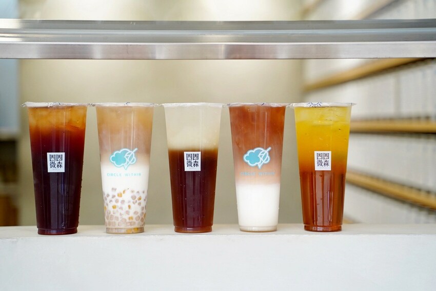 【圈圈微森-竹北三民店】新竹最愛的手搖飲料店『圈圈微森 Circle Within』也插旗竹北啦!還推出了全新的小雲朵芝士奶蓋系列~