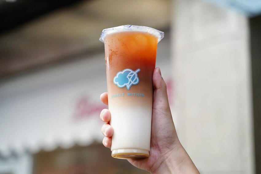 【圈圈微森-竹北三民店】新竹最愛的手搖飲料店『圈圈微森 Circle Within』也插旗竹北啦!還推出了全新的小雲朵芝士奶蓋系列~
