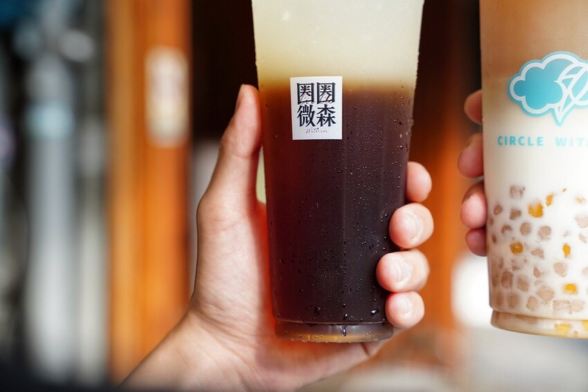 【圈圈微森-竹北三民店】新竹最愛的手搖飲料店『圈圈微森 Circle Within』也插旗竹北啦!還推出了全新的小雲朵芝士奶蓋系列~