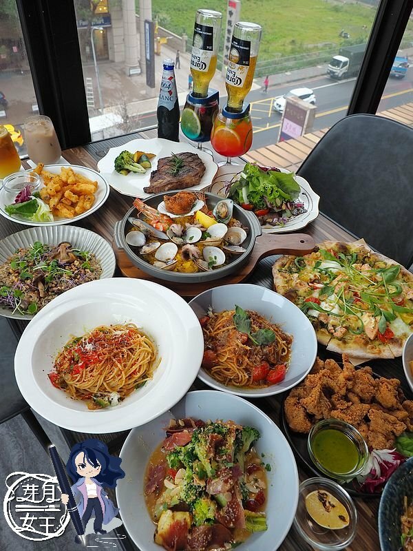 15盎司牛排,中茂新天地美食,好拍照,帕朵拉義式餐廳,桃園下午茶,桃園披薩,桃園美食,桃園藝文特區美食,素食,網美,義大利麵,草莓披薩 @民宿女王芽月-美食.旅遊.全台趴趴走