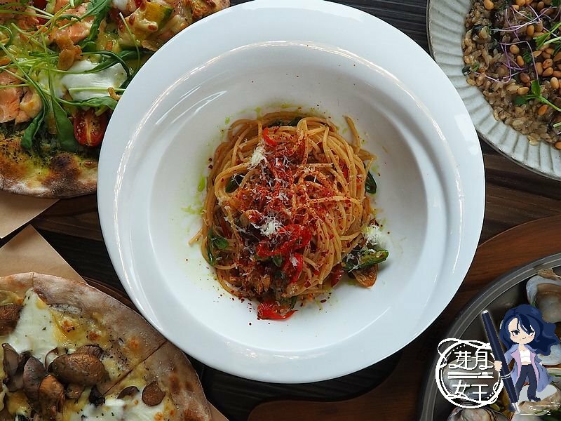 15盎司牛排,中茂新天地美食,好拍照,帕朵拉義式餐廳,桃園下午茶,桃園披薩,桃園美食,桃園藝文特區美食,素食,網美,義大利麵,草莓披薩 @民宿女王芽月-美食.旅遊.全台趴趴走