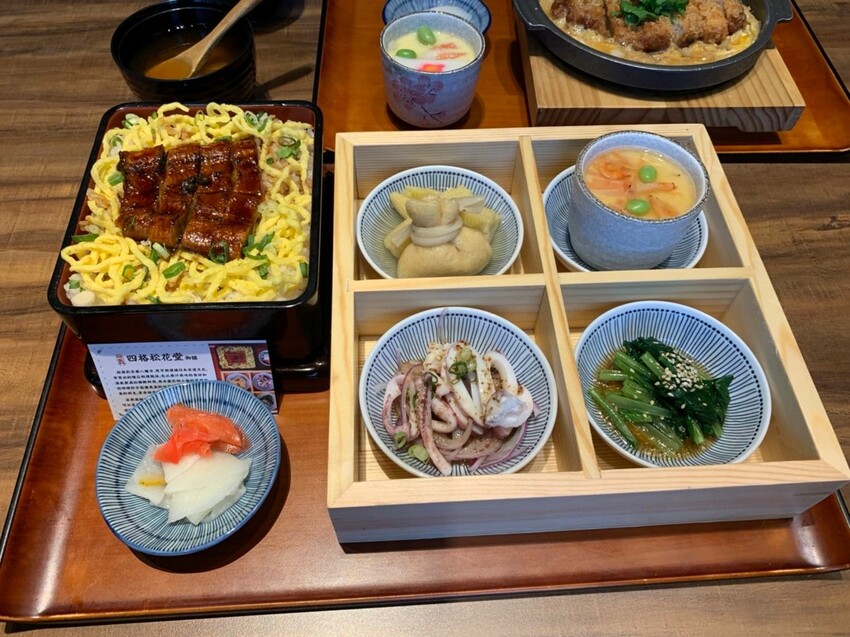 【台北】微風南山美食｜日本橋浜町食事処 超精緻日式料理 四格松花堂御膳鰻魚飯 經典日本美味不用出國也能吃到！