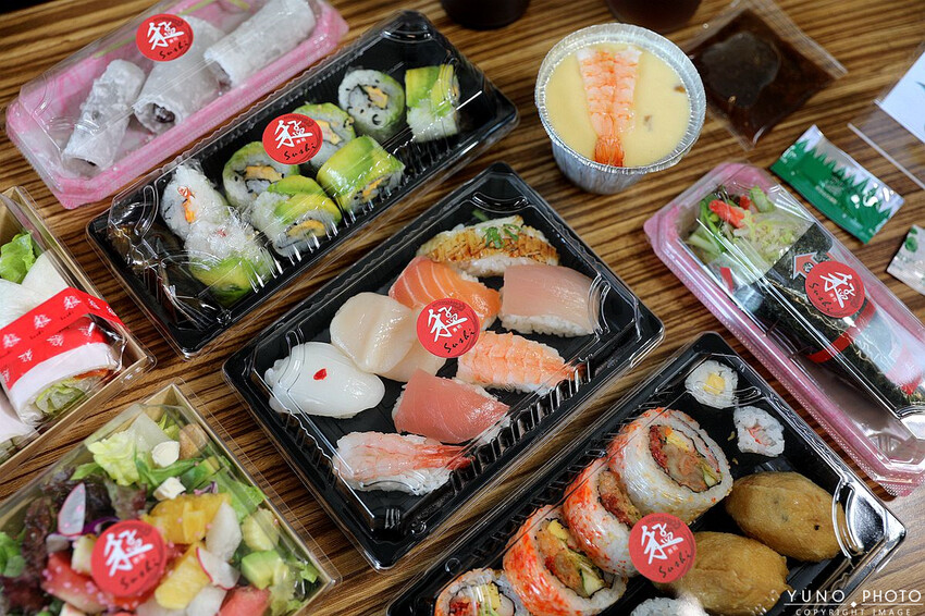 新竹縣竹北市銅板價開吃！真材實料高CP值外帶壽司 選擇多樣化 聚餐、野餐首選｜禾孟壽司坊文興店(新竹竹北外帶壽司推薦)