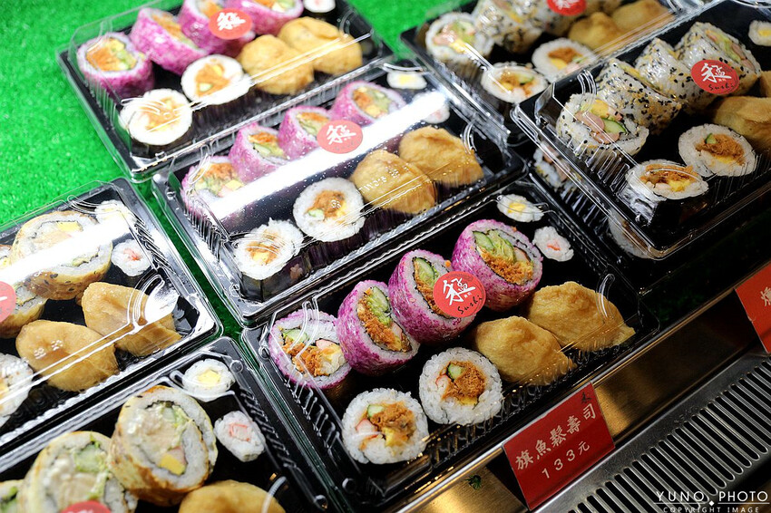 新竹縣竹北市銅板價開吃！真材實料高CP值外帶壽司 選擇多樣化 聚餐、野餐首選｜禾孟壽司坊文興店(新竹竹北外帶壽司推薦)