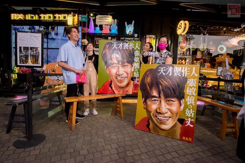 【臺南飲料】巧遇姑丈羅時豐錄節目，節目推薦疑似尿袋飲料(誤)，是撿到槍飲料造型造成搶購~~朕心加加 - 南人幫