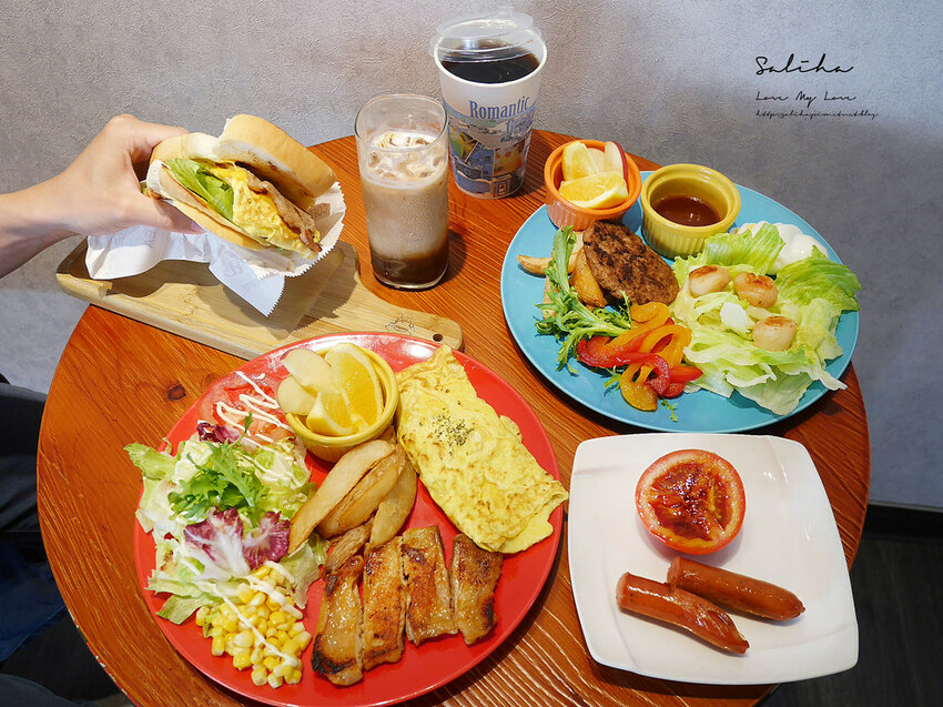 台北早午餐推薦早食間信義路美食咖啡廳早午餐好吃不貴早午餐咖啡廳烤雞漢堡早午餐 (4)