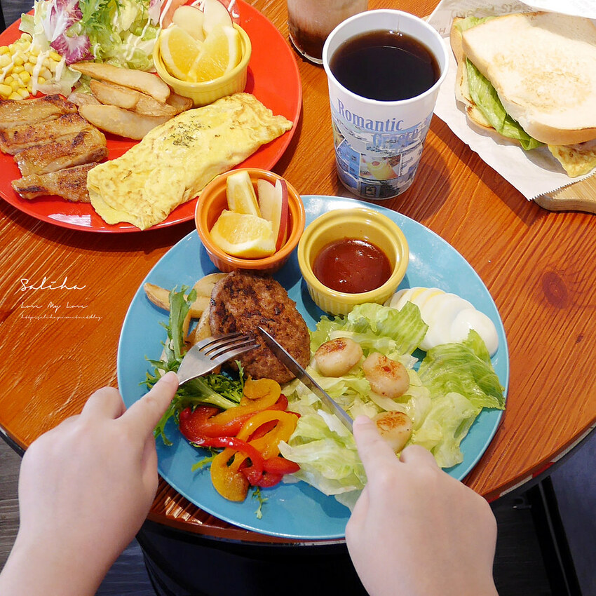 台北早午餐推薦早食間信義路美食咖啡廳早午餐好吃不貴早午餐咖啡廳烤雞漢堡早午餐 (5)